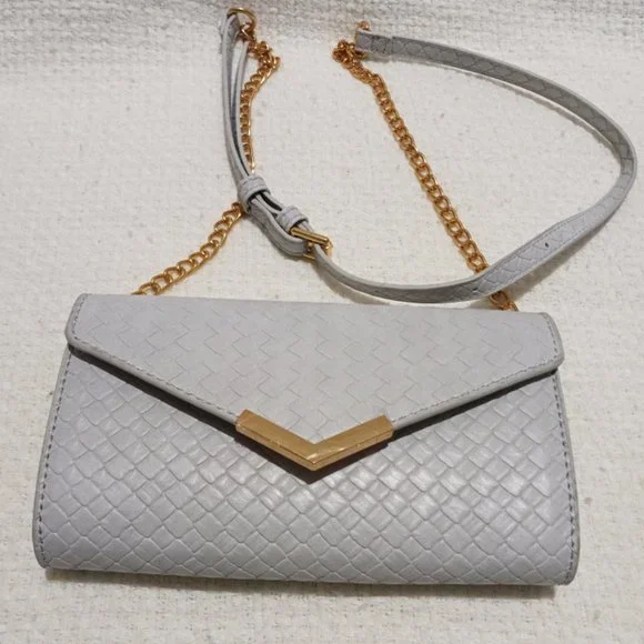 Urban Expressions Hester Gray Crossbody Bag - Picture 4 of 6